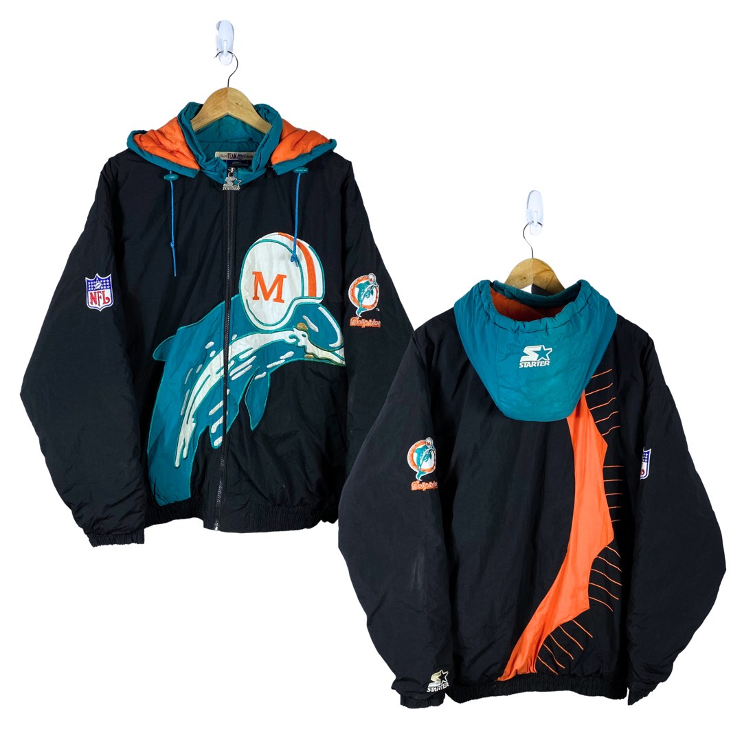 NFL Vintage Miami Dolphins Starter Jacket, Men's Fashion, Coats