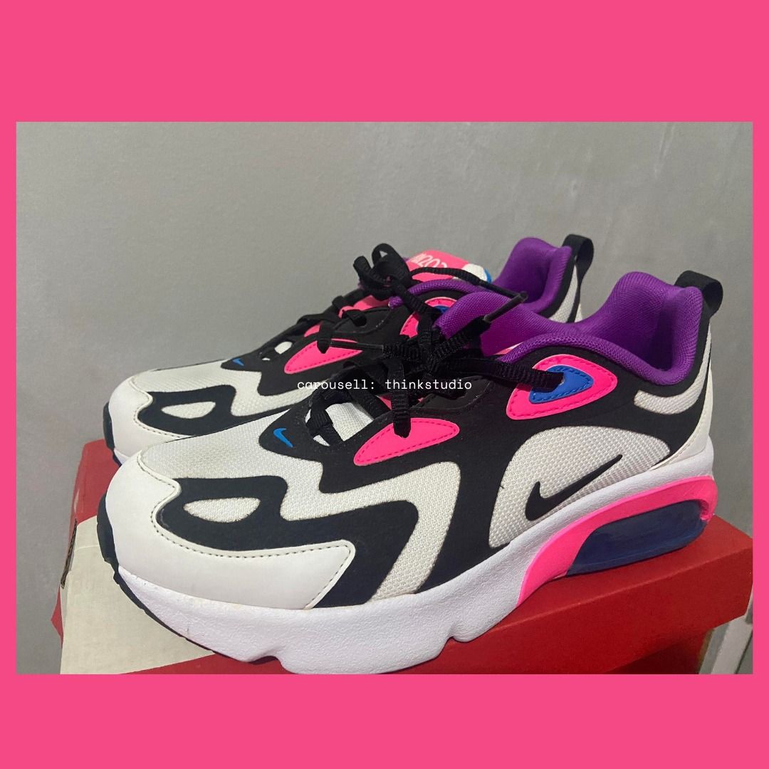 Air max 200 cheap pink and black