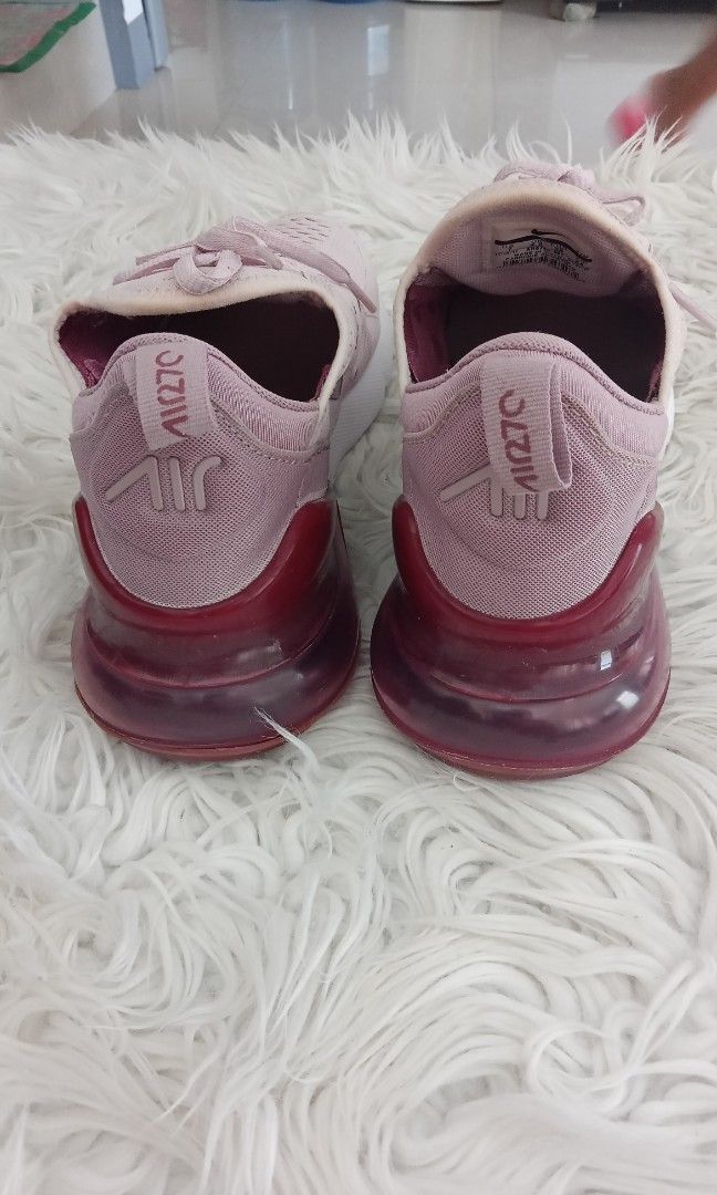 Nike Air Max 270 Barely Rose Vintage Wine AH6789 601 WOMEN S 7