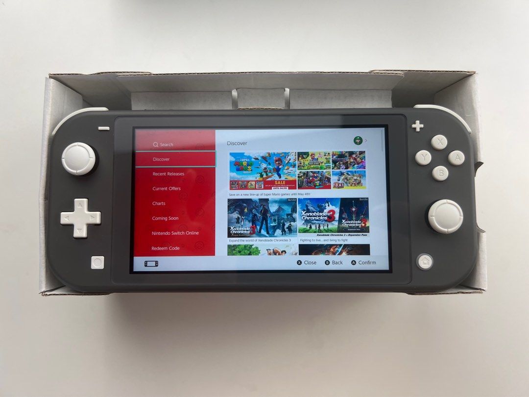 Nintendo switch 2025 grey used