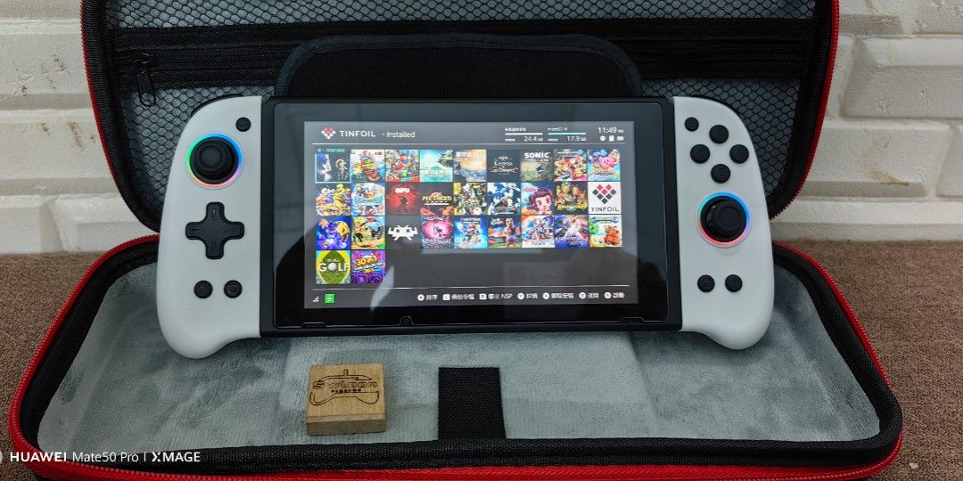 Nintendo switch V2 jailbreak set 256GB (used), Video Gaming, Video Game