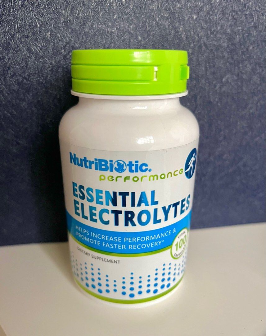 NutriBiotic Essential Electrolytes, 100 vegan capsules, Health