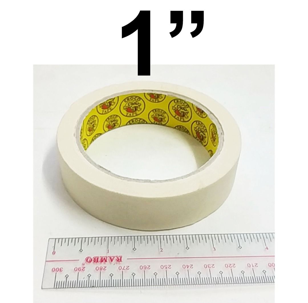 ORIGINAL CROCODILE MASKING TAPE 1" X 25 YARDS CROCO MASKING TAPE