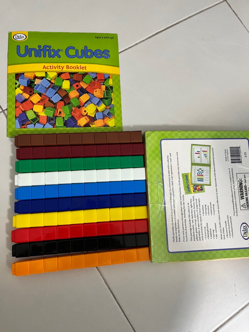 Original Unifix Cubes, Hobbies & Toys, Toys & Games on Carousell