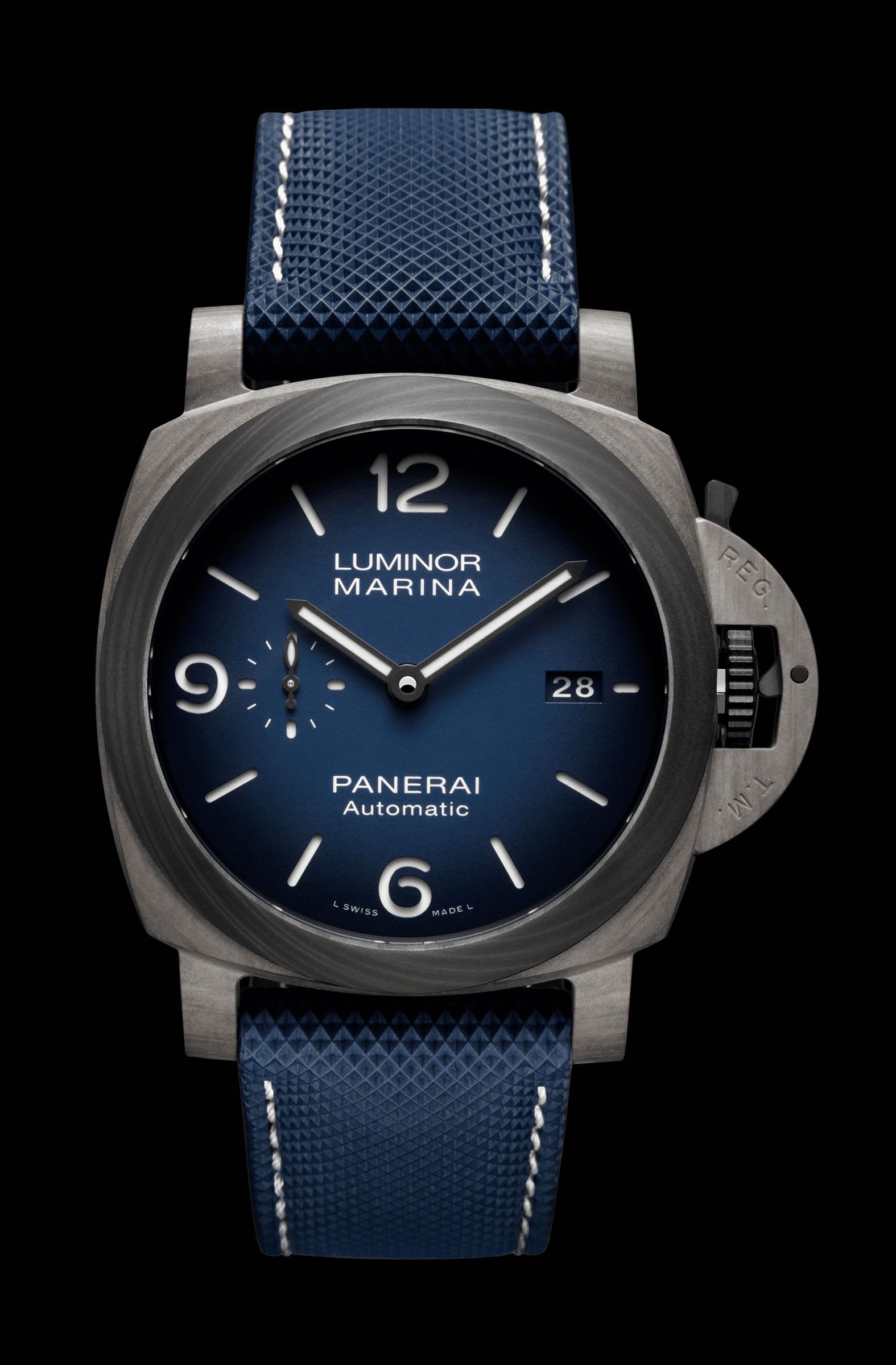 Panerai strap Sportech Blue White 24 22 from MBS boutique