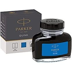 PARKER QUINK Ink Bottle, Washable Blue, 57 ml (1950377)