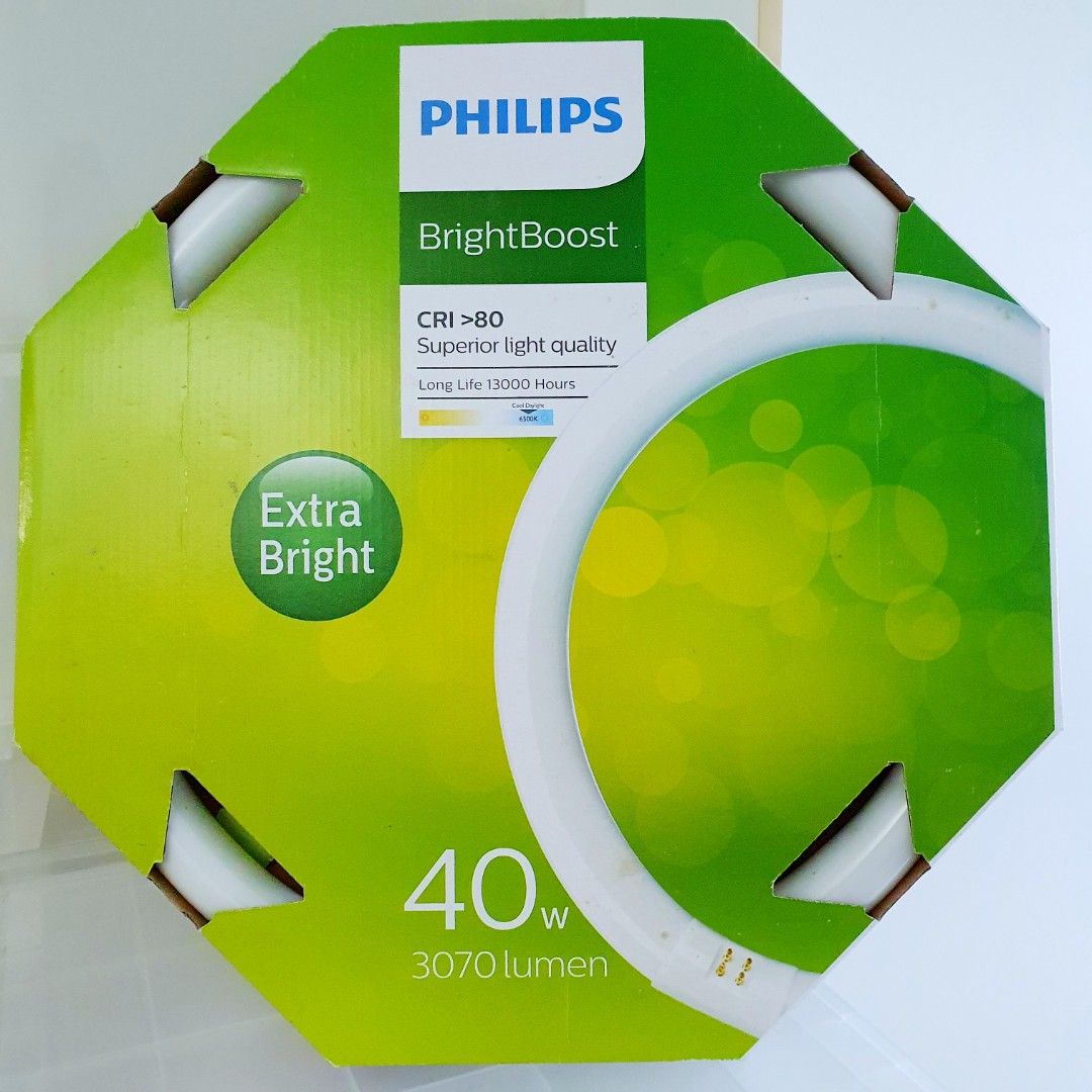 Philips TL E Super 80 Circular fluorescent Circular bright boost light 40W Cool Daylight. Fast deal Furniture Home Living Lighting Fans Lighting on Carousell