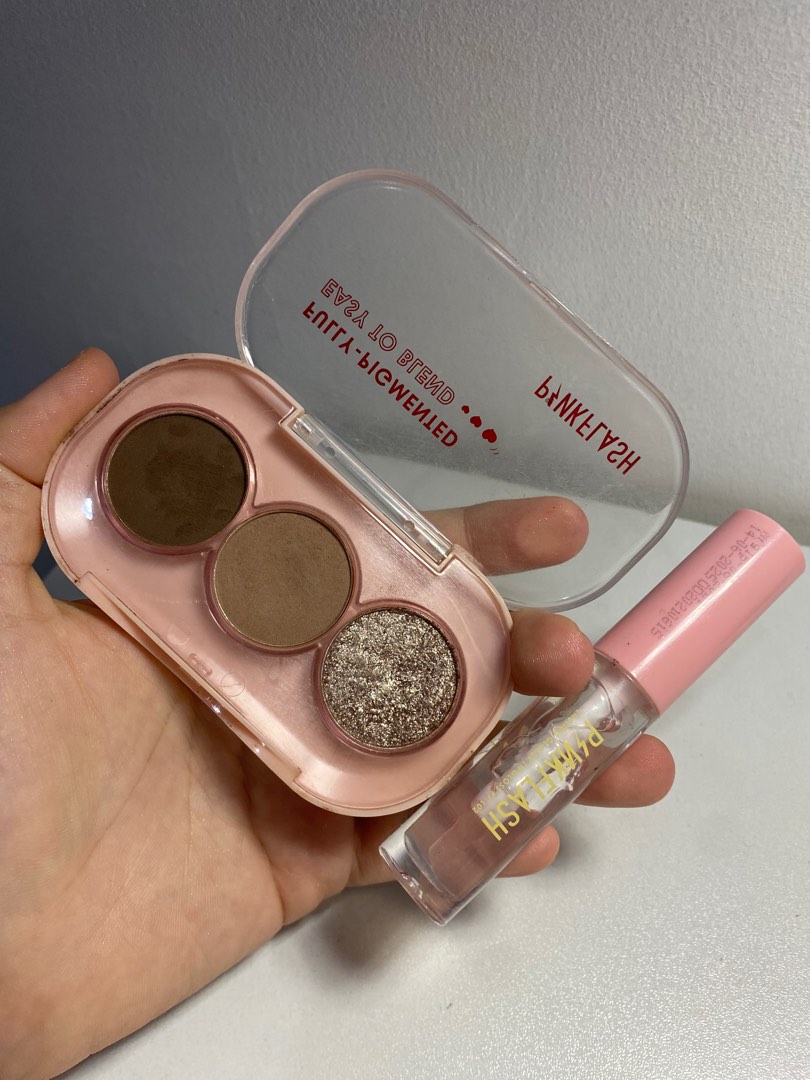 PinkFlash Eyeshadow and Lip Gloss Set on Carousell