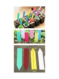 Plastic Garden Plant / Seed Label Tag / Markers