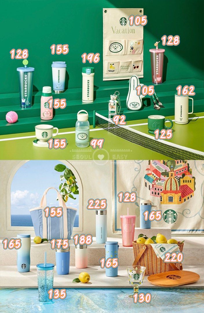 [PREORDER] Starbucks Korea Summer Collection 2023, Furniture & Home