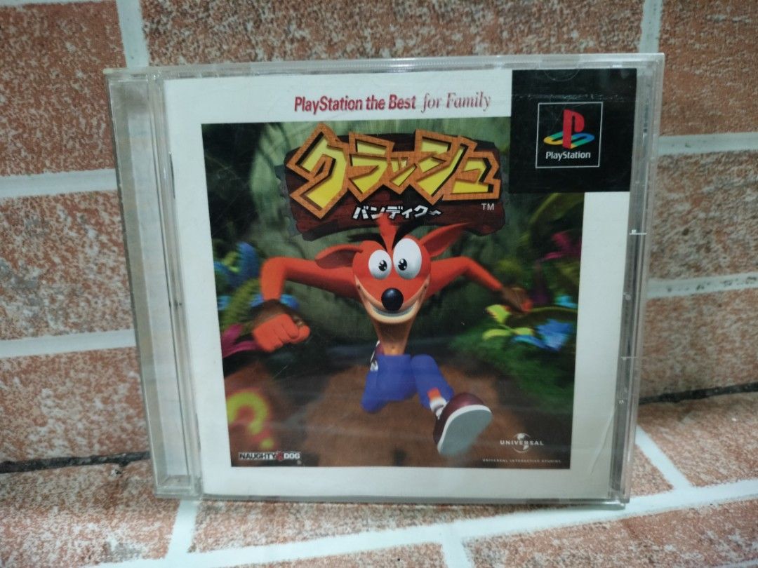 ps1 game Crash bandicoot (Original), Video Gaming, Video Games