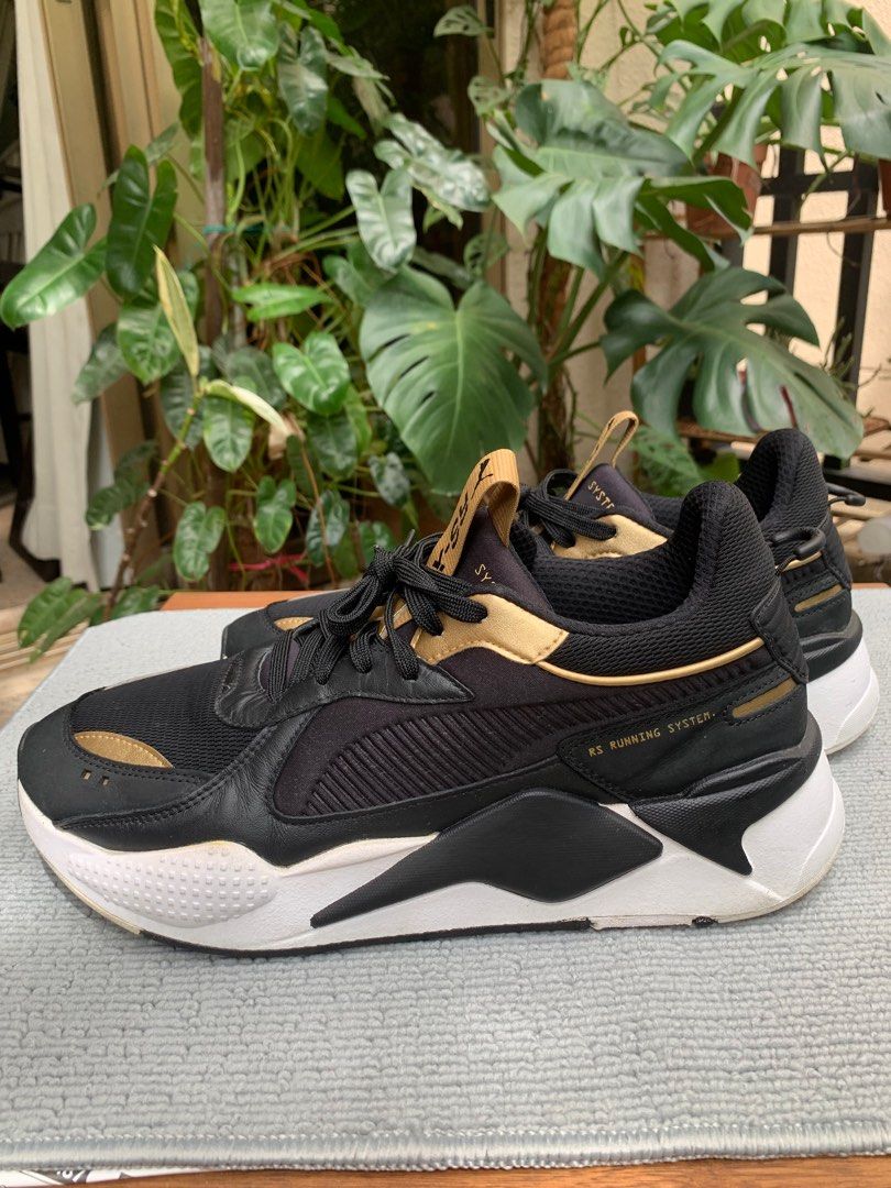 Puma RS black and gold