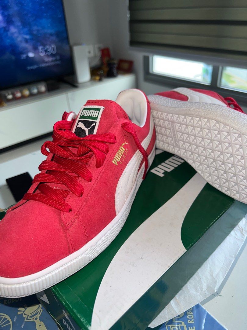 Puma suede clearance regal red