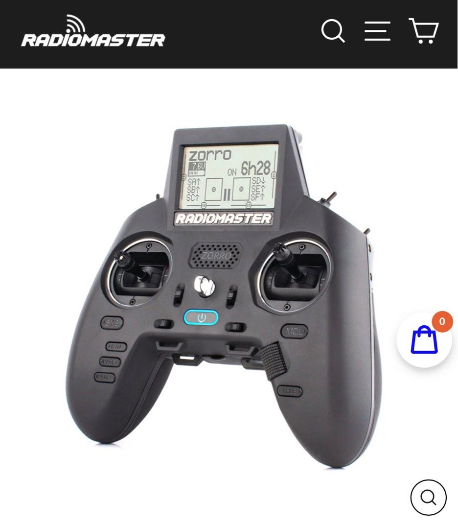 Radiomaster Zorro (4 in 1 Flysky/Frsky/DSM/Futaba/Esky/Many more), 興趣及