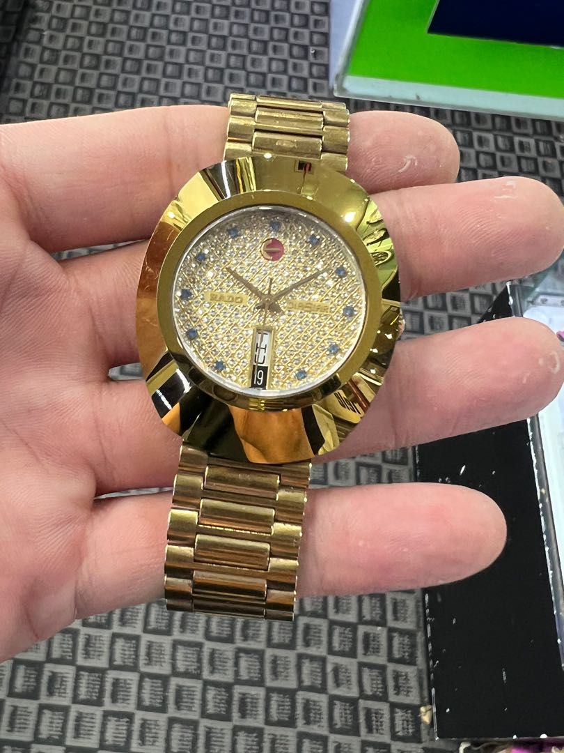 RADO DIASTAR SWISS MADE FULL DIAMOND AUTOMATIC R12413313 Men s Fashion Watches Accessories Watches on Carousell