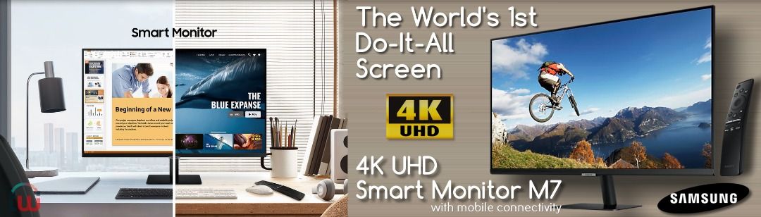 SAMSUNG SMART Monitors Versatile Do-It-All PC Screens (Choose your ...