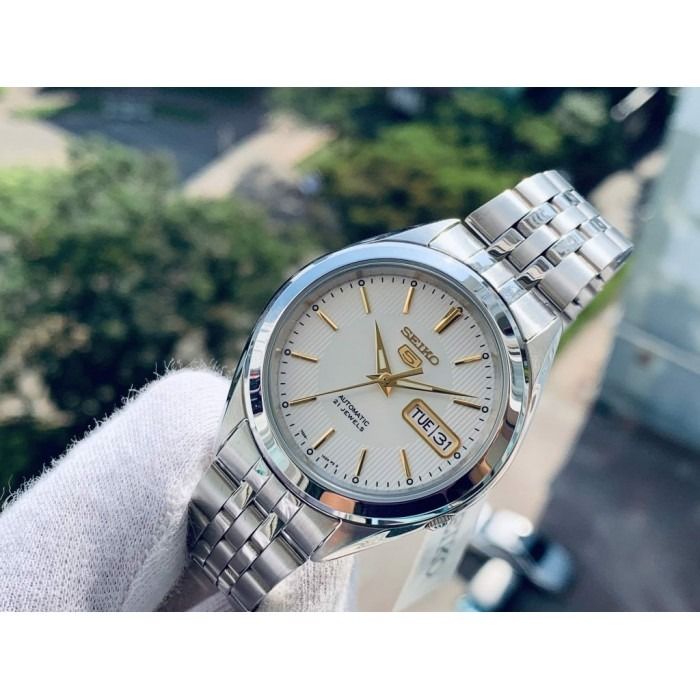Seiko 5 SNKL17 Men s Unisex Automatic Silver Dial Stainless