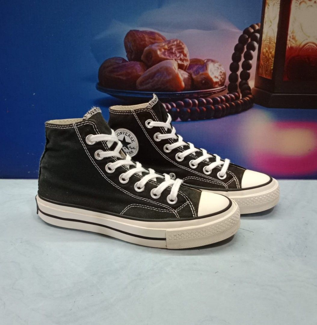 Sepatu Converse Chuck Taylor 70s High 162050C Black Ukuran 35