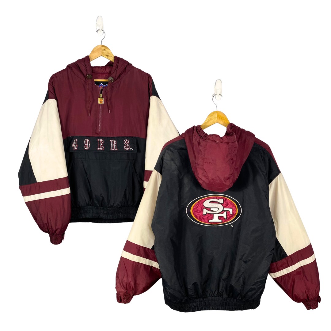 VINTAGE STARTER VARSITY SF 49ERS JACKET, Men's Fashion, Coats, Jackets and  Outerwear on Carousell