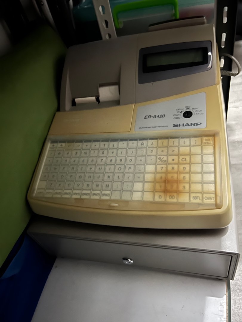 Sharp Cash Register, Computers & Tech, Parts & Accessories, Other