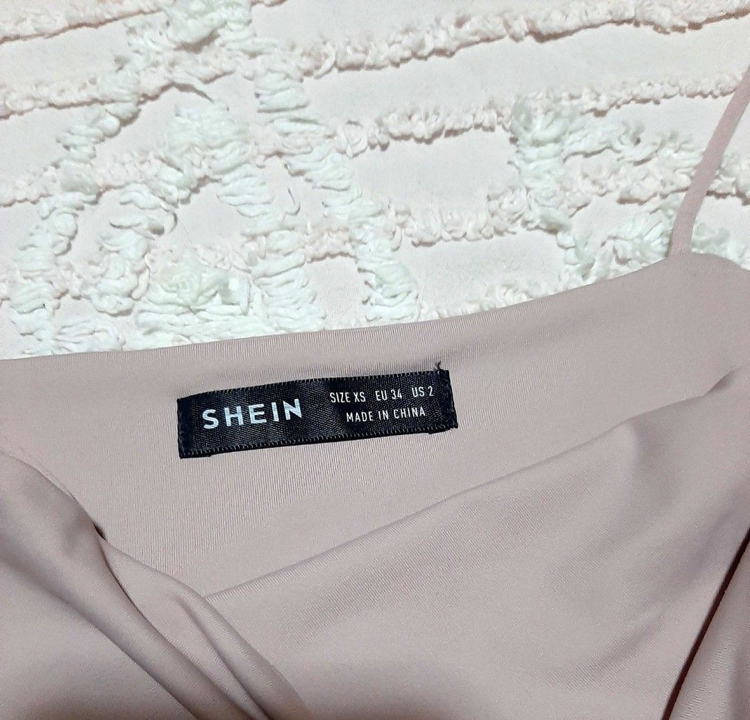 Shein Seamless Nude Bodysuit, Women's Fashion, Tops, Sleeveless on Carousell