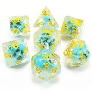 Skully : The Drowned Dice Set (7pcs) for Dungeons & Dragons