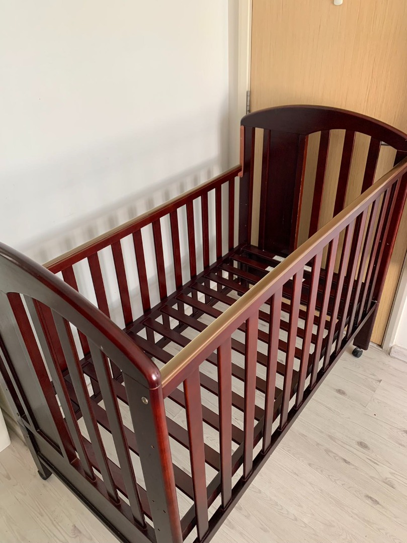 Spring Maternity Pine Wood Dropside Baby Cot, Babies & Kids, Baby