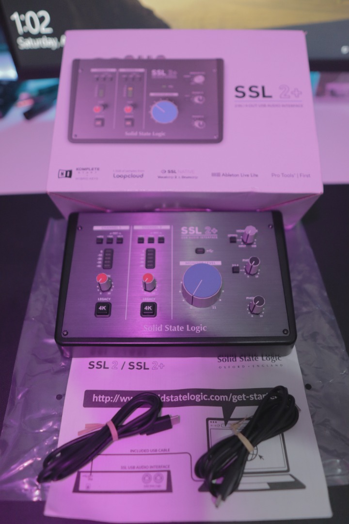 SSL 2+ AUDIO INTERFACE Solid Slate Logic, Audio, Other Audio Equipment