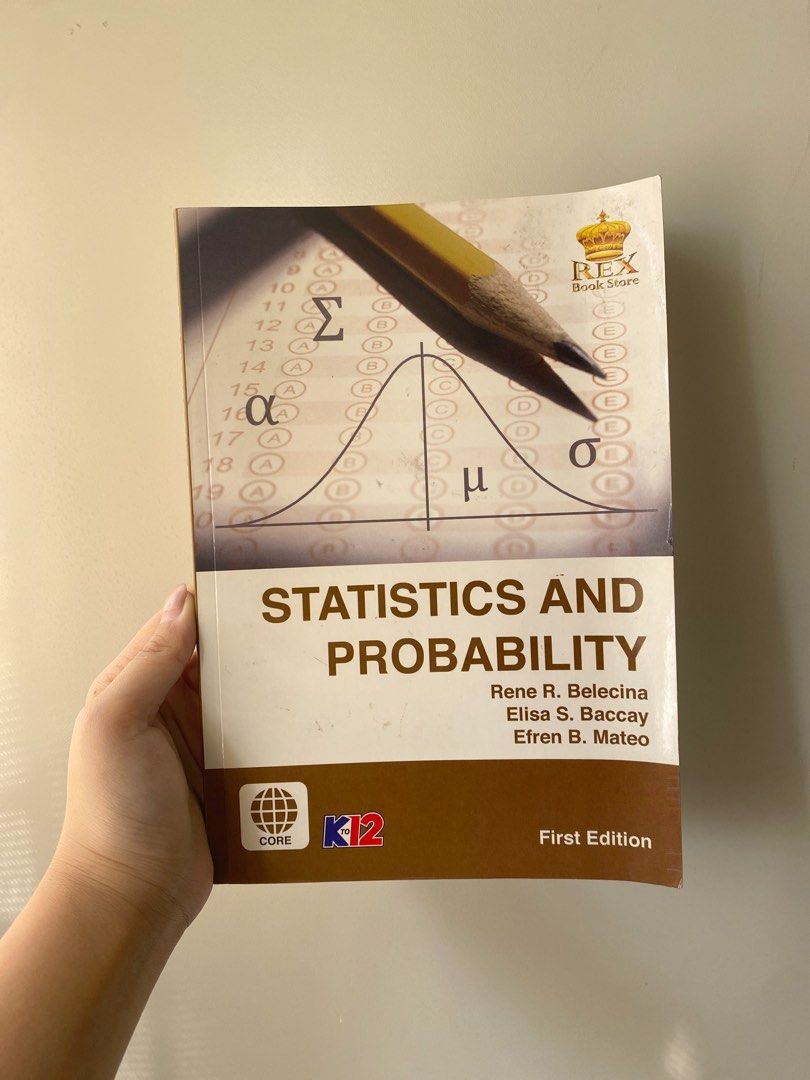 Statistics and probability book senior high school textbook hobbies