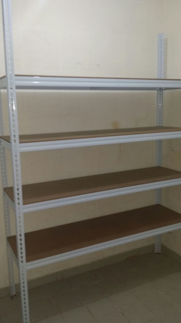 Storage rack. Perfect for hdb bomb shelter, Furniture & Home Living