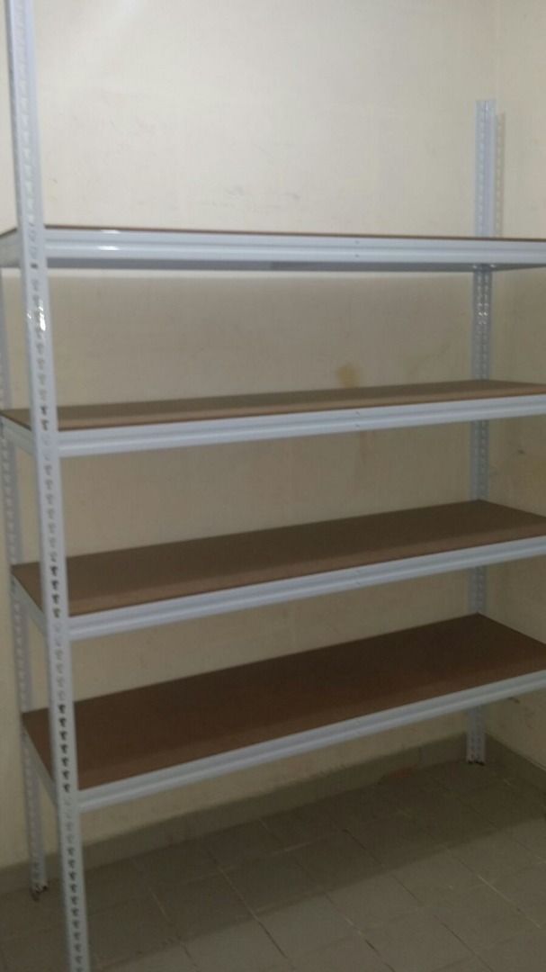 Storage rack. Perfect for hdb bomb shelter, Furniture & Home Living ...