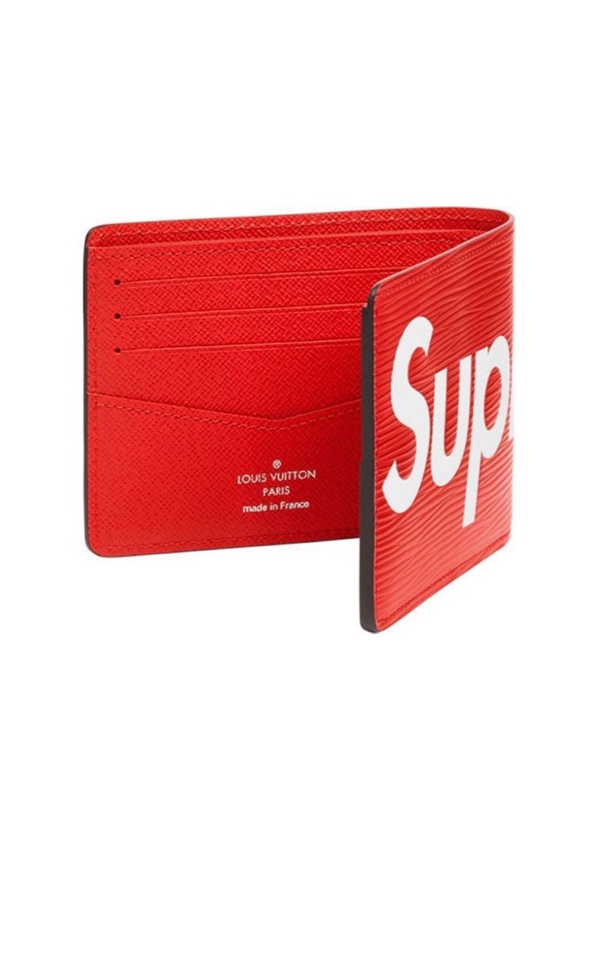 gødning kaos Comorama Louis Vuitton X Supreme Slender Wallet Epi Red US
