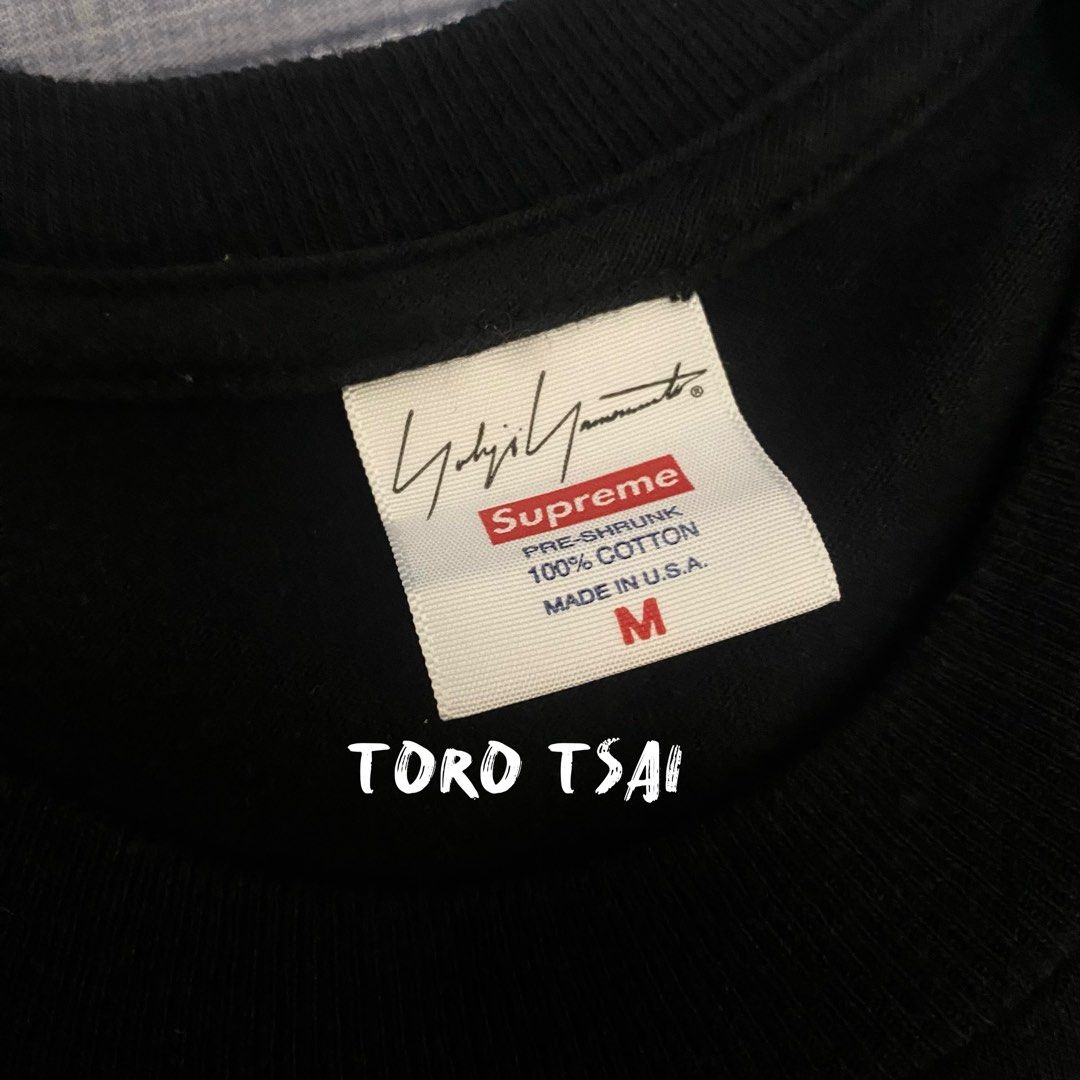 Supreme Yohji Yamamoto Logo Tee Fw20, 他的時尚, 上身及套裝, T恤和