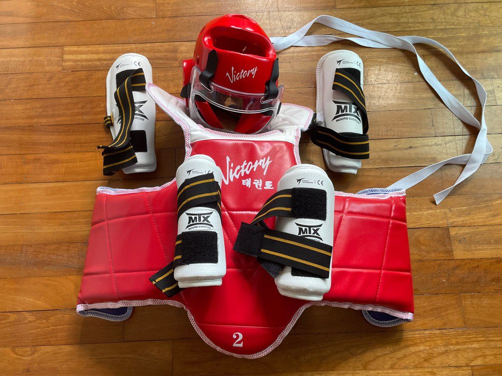 Taekwondo Sparring Gear x 2 sets, Sports Equipment, Other Sports