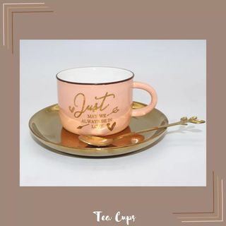 Tea Cups Set Color Pastel Tea Cups 1 Piece Cup and 1 Piece Saucer 1piece