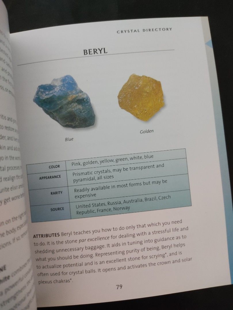 The Crystal Bible; A Definitive Guide to Crystals, Hobbies & Toys