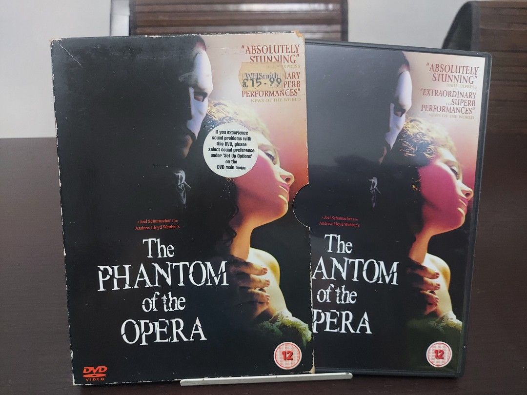 The Phantom of the Opera DVD Region 2 PAL