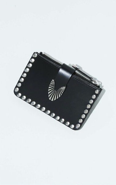 TOGA ARCHIVES LEATHER WALLET STUDS SMALL 皮革錢包, 預購- Carousell