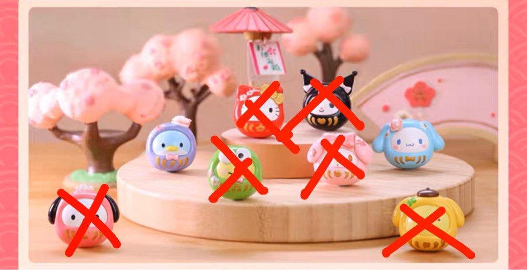 Top Toy Sanrio Daruma, Hobbies & Toys, Toys & Games on Carousell