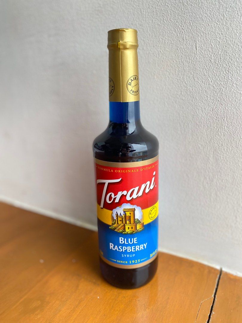 Torani Blueberry Syrup (750ml) with pump on Carousell