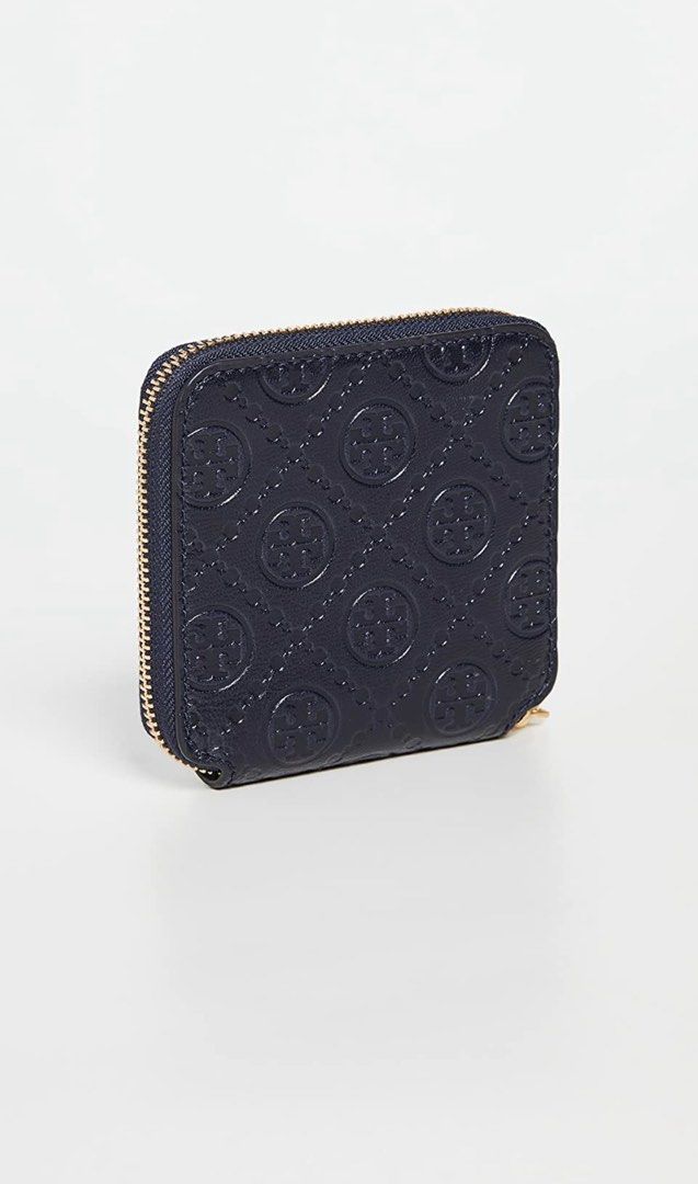 Tory Burch T Monogram Leather Bifold Wallet, Women's Fashion, Bags