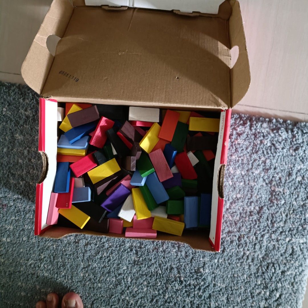 Toys (light wooden domino sticks), Babies & Kids, Infant Playtime on