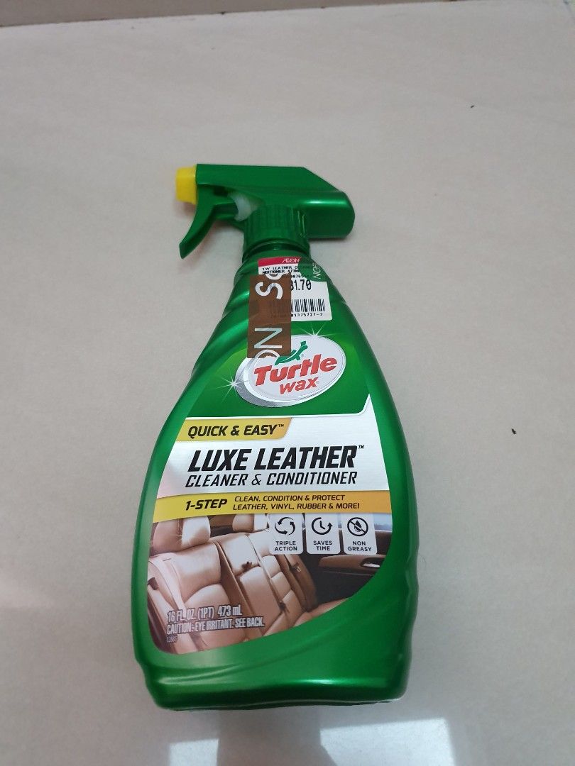 Turtle Wax Leather seat sofa polish Puchong PJ Sunway, Furniture & Home