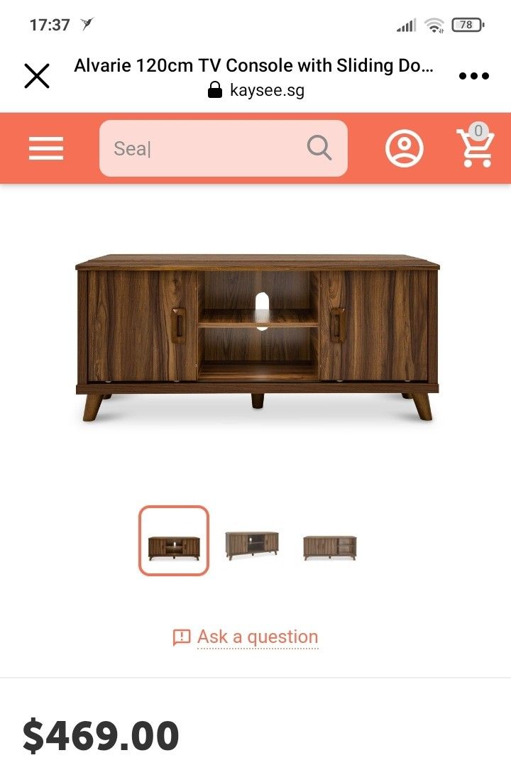 TV console for sale, Furniture & Home Living, Furniture, TV Consoles on