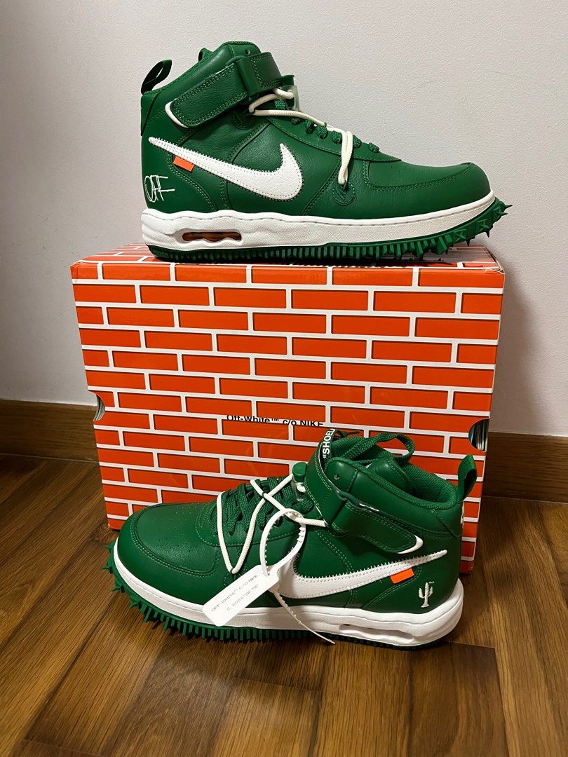 Nike air force mid green on sale