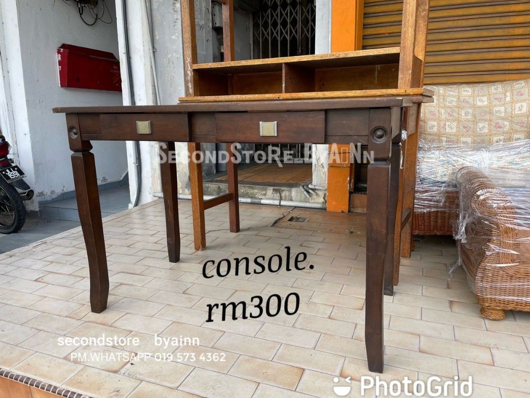 Used Console Table, Furniture & Home Living, Furniture, Tables & Sets