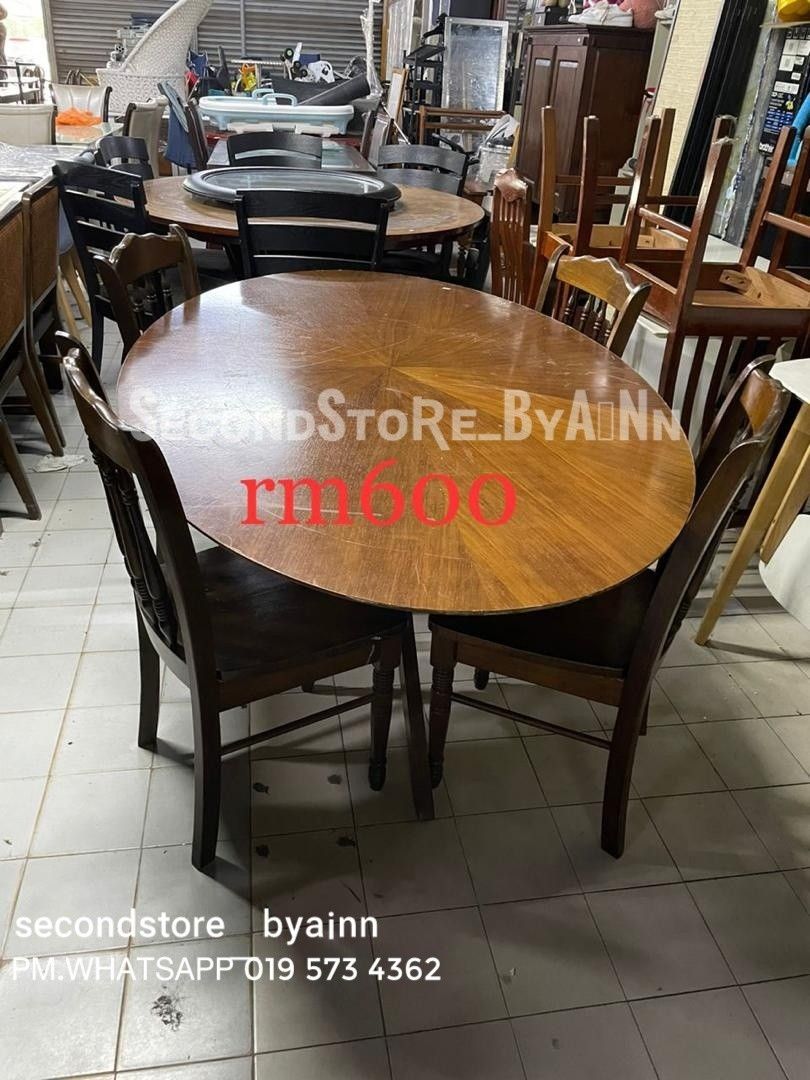 Used Dining Table, Furniture & Home Living, Furniture, Tables & Sets on