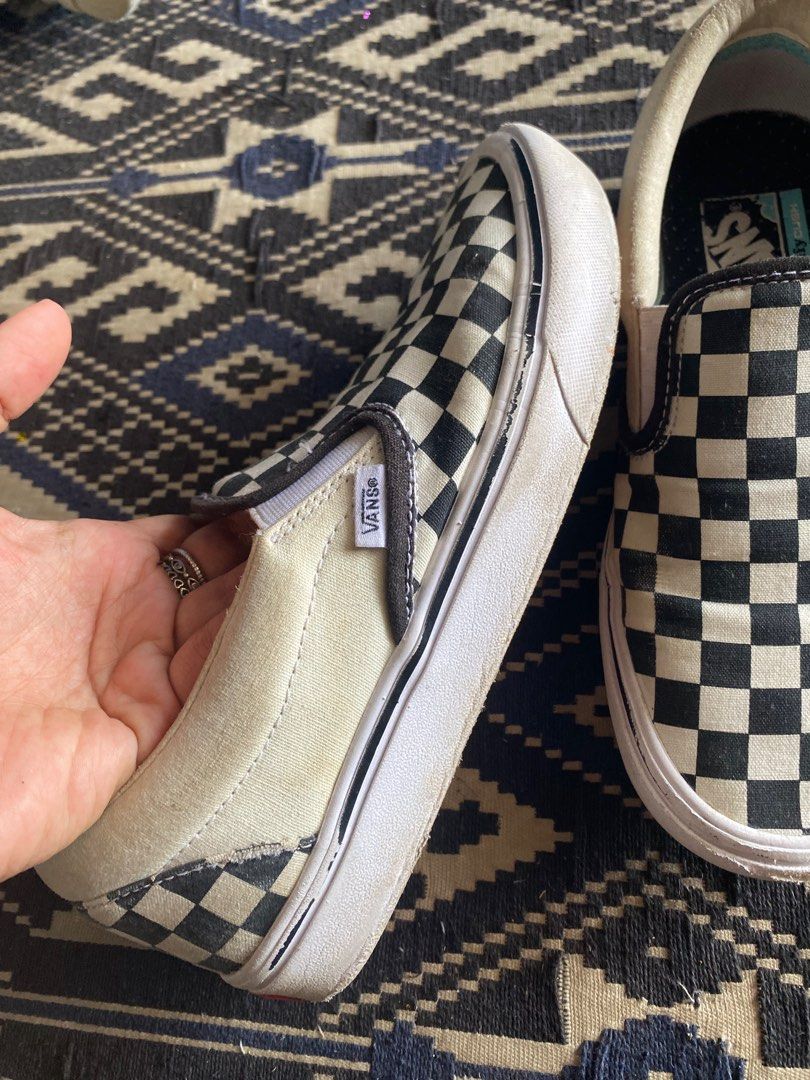 Vans cloud foam checkerd Women s Fashion Footwear Sneakers on