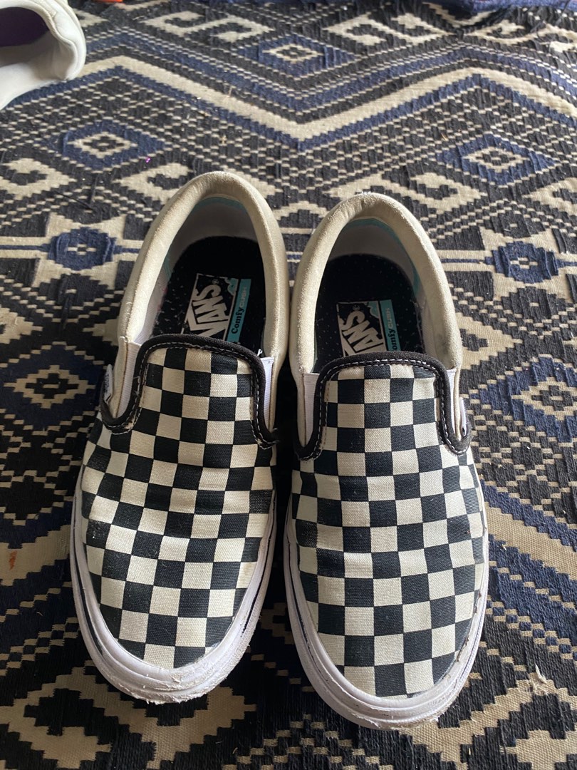 Vans cloud foam checkerd Women s Fashion Footwear Sneakers on Carousell