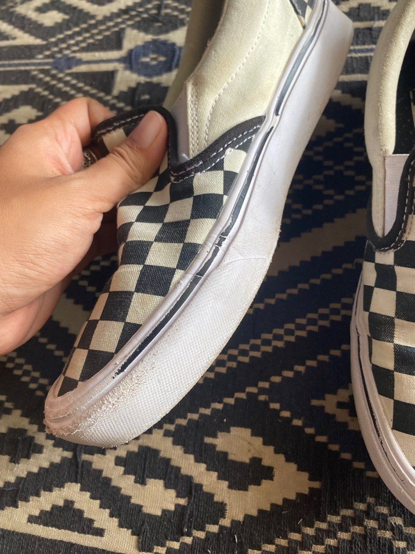 Vans cloud foam checkerd Women s Fashion Footwear Sneakers on Carousell